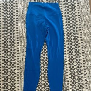 Blue lululemon align leggings